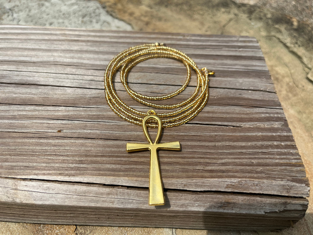Gold Ankh Charm